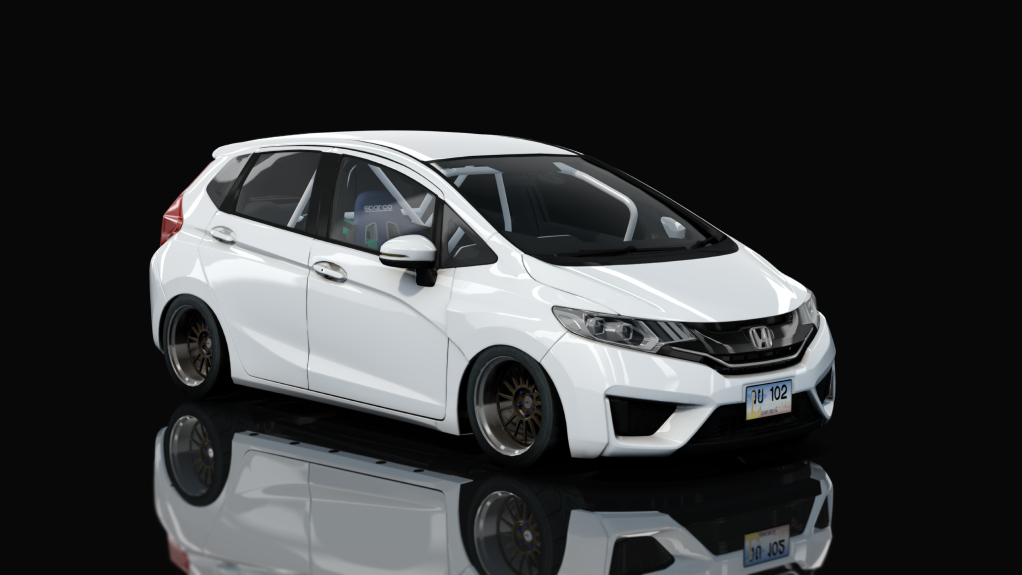 HOTHEAD21 Honda Jazz GK, skin White