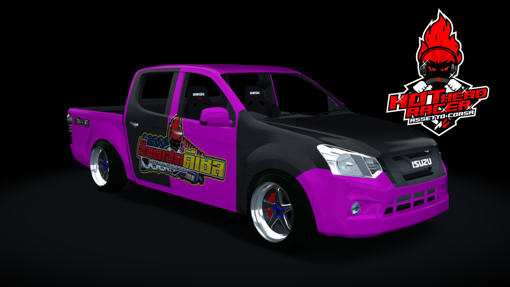 HOTHEAD ISUZU ALL NEW DMAX, skin pink