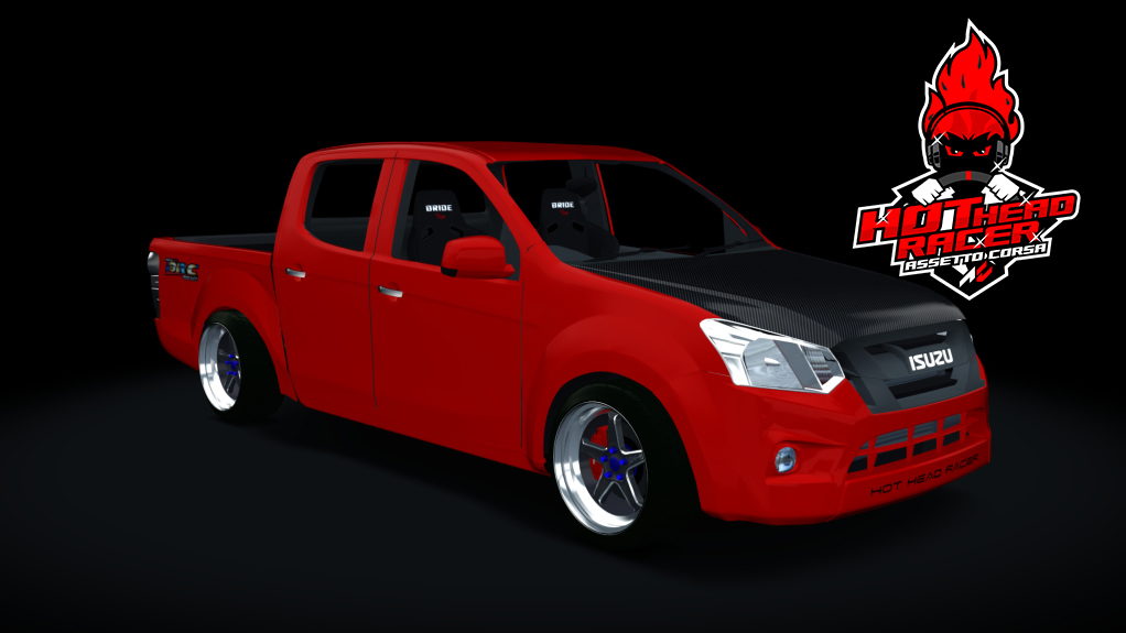 HOTHEAD ISUZU ALL NEW DMAX, skin red