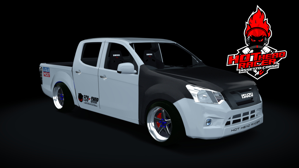 HOTHEAD ISUZU ALL NEW DMAX, skin white