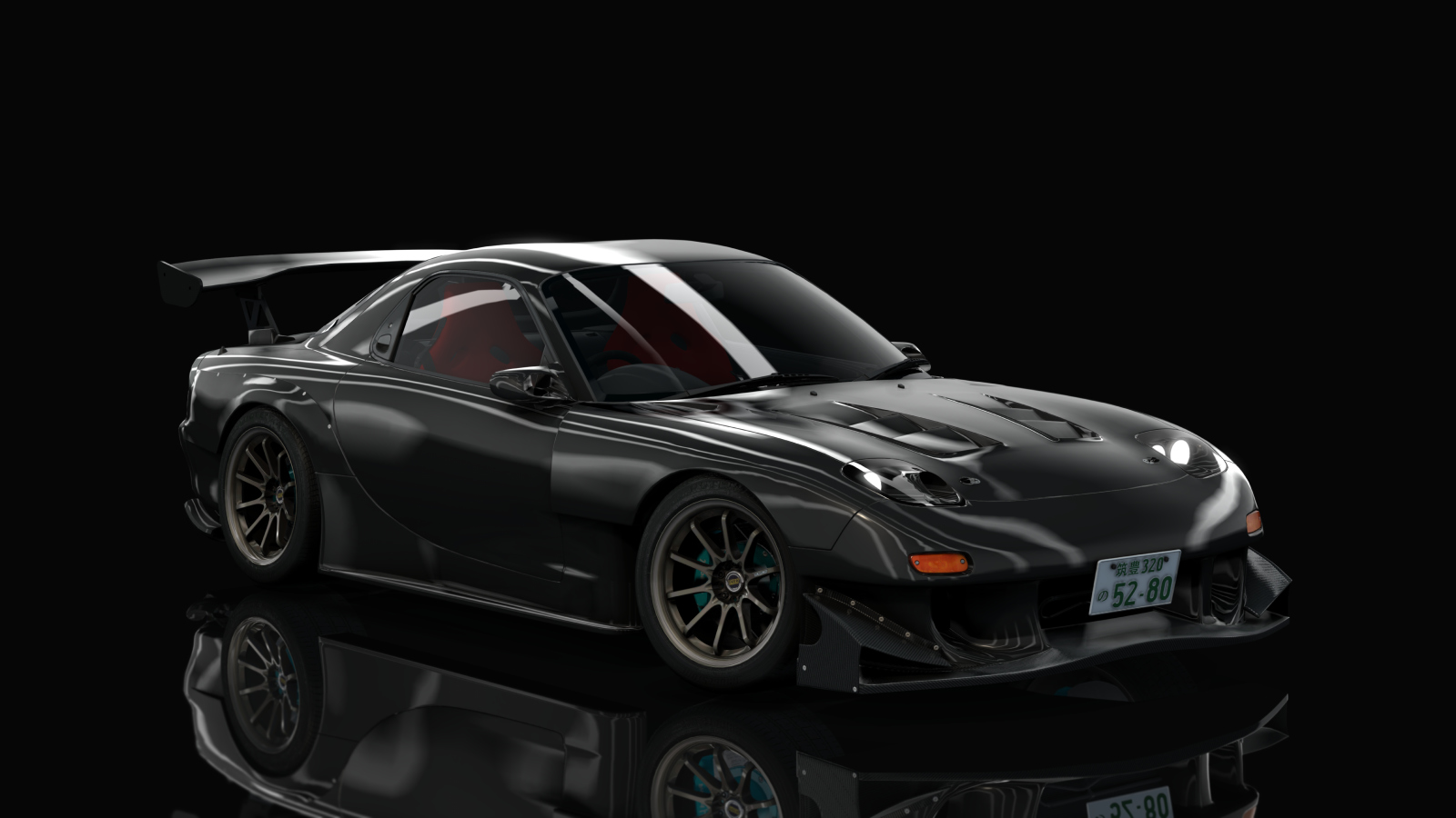 HOTHEAD21 Mazda RX-7 Re amemiya, skin 05_brilliant_black