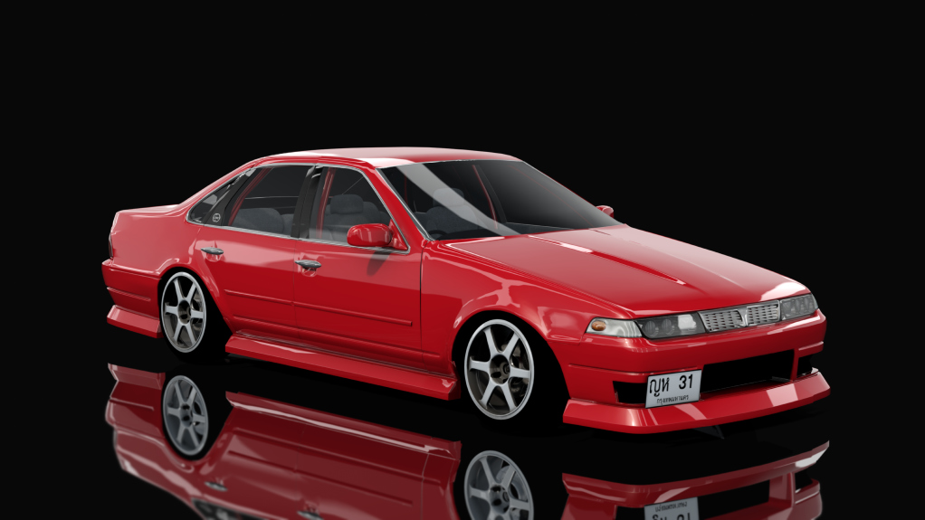HOTHEAD21 Nissan Cefiro A31 Wonder, skin Red