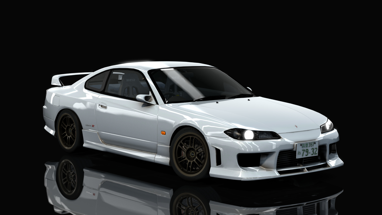 HOTHEAD21 Nissan Silvia S15, skin 03_Pearl_White