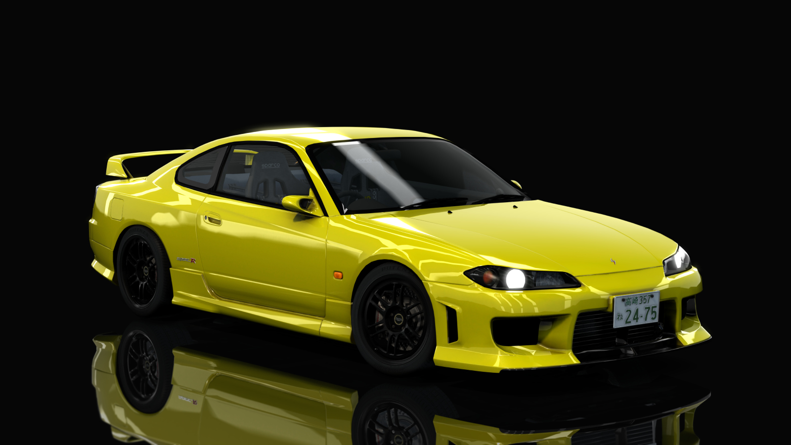 HOTHEAD21 Nissan Silvia S15, skin 04_Lightning_Yellow