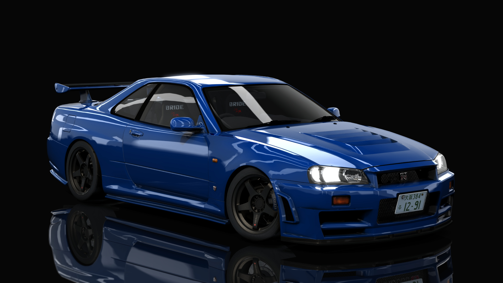 HOTHEAD21 Nissan Skyline GTR R34 V-Spec, skin 02_bayside_blue