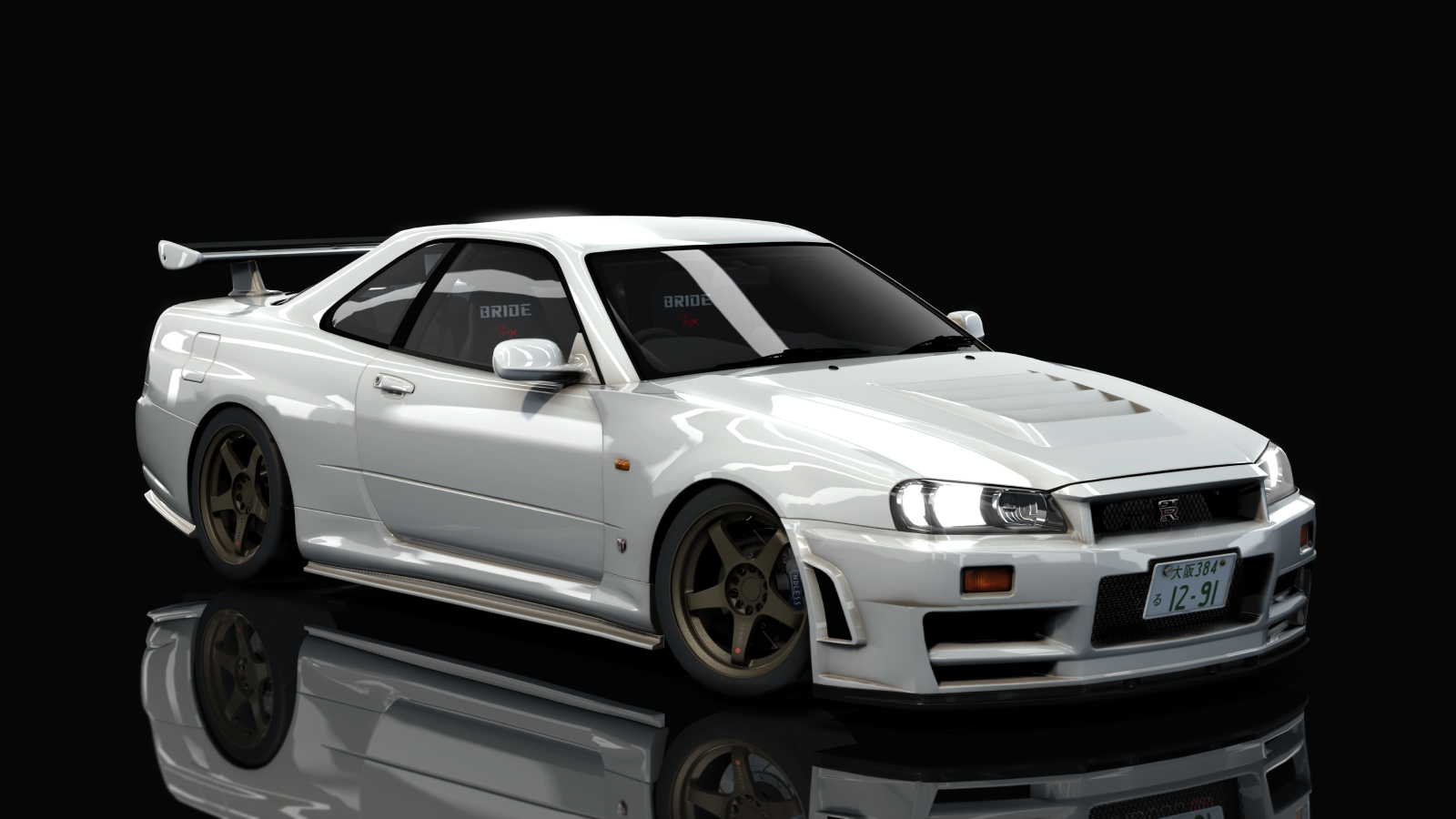 HOTHEAD21 Nissan Skyline GTR R34 V-Spec, skin 05_pearl_white