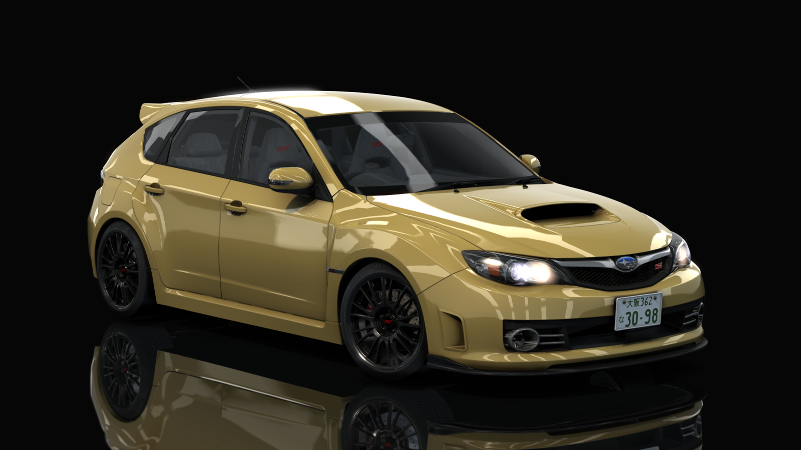 HOTHEAD21 Subaru Impreza WRX STi [GRB], skin lightning_yellow