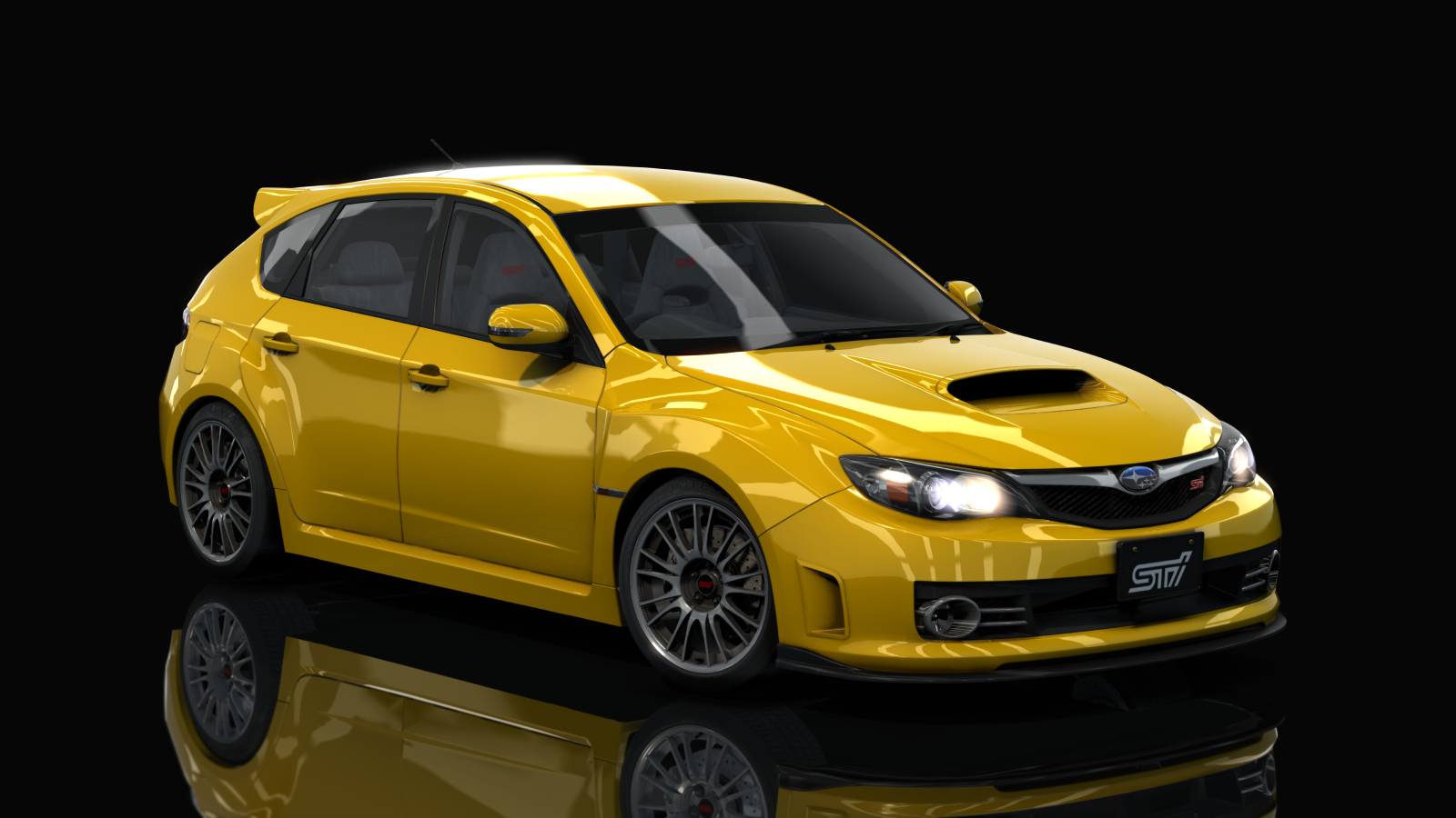HOTHEAD21 Subaru Impreza WRX STi [GRB], skin yellow