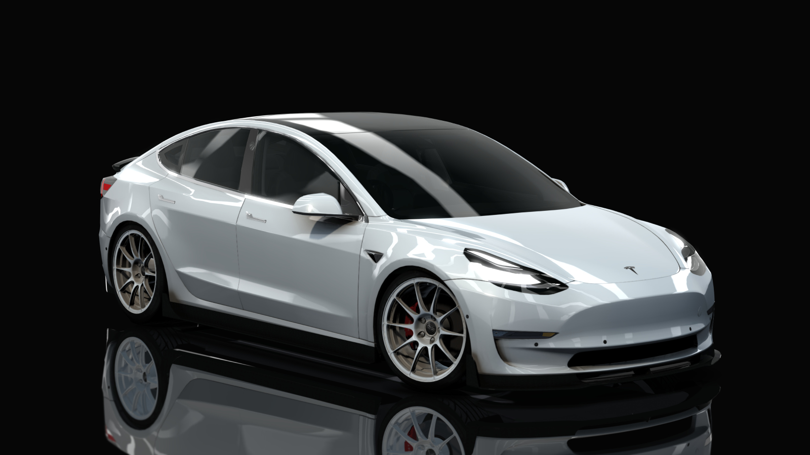 HOTHEAD21 TESLA MODEL 3 CUSTOM, skin White