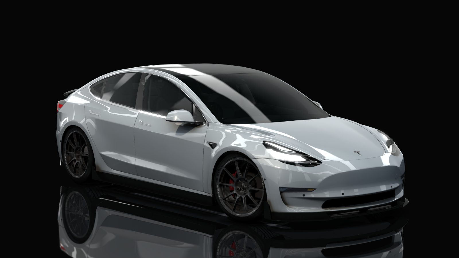 HOTHEAD21 TESLA MODEL 3 CUSTOM, skin midnight_silver