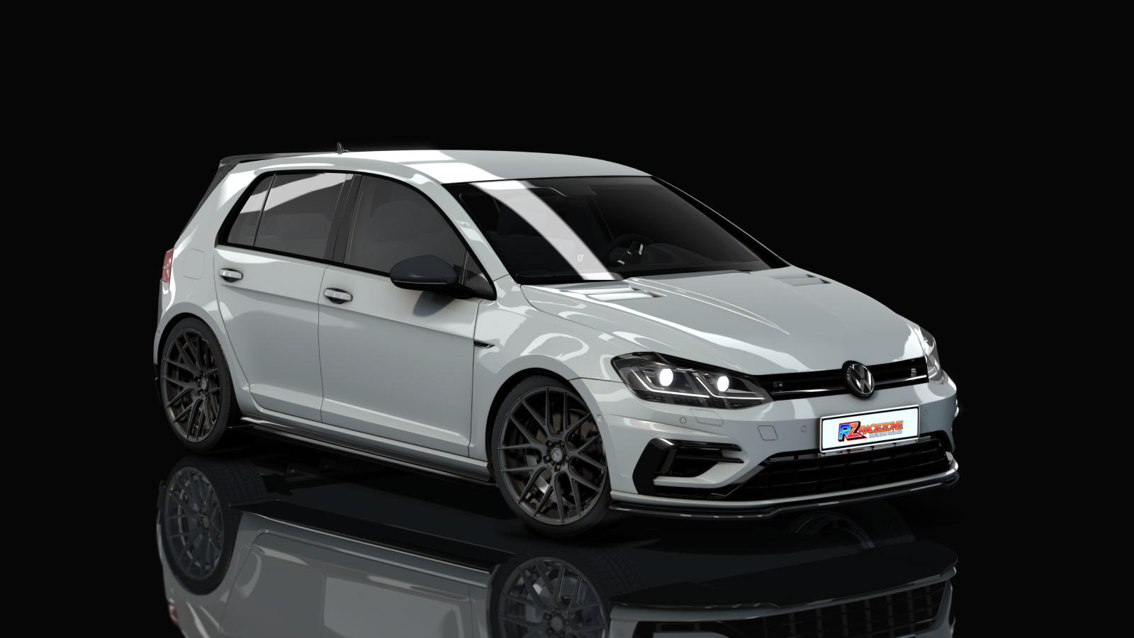 HOTHEAD21 Volkswagen Golf R, skin 01_Frozen_white