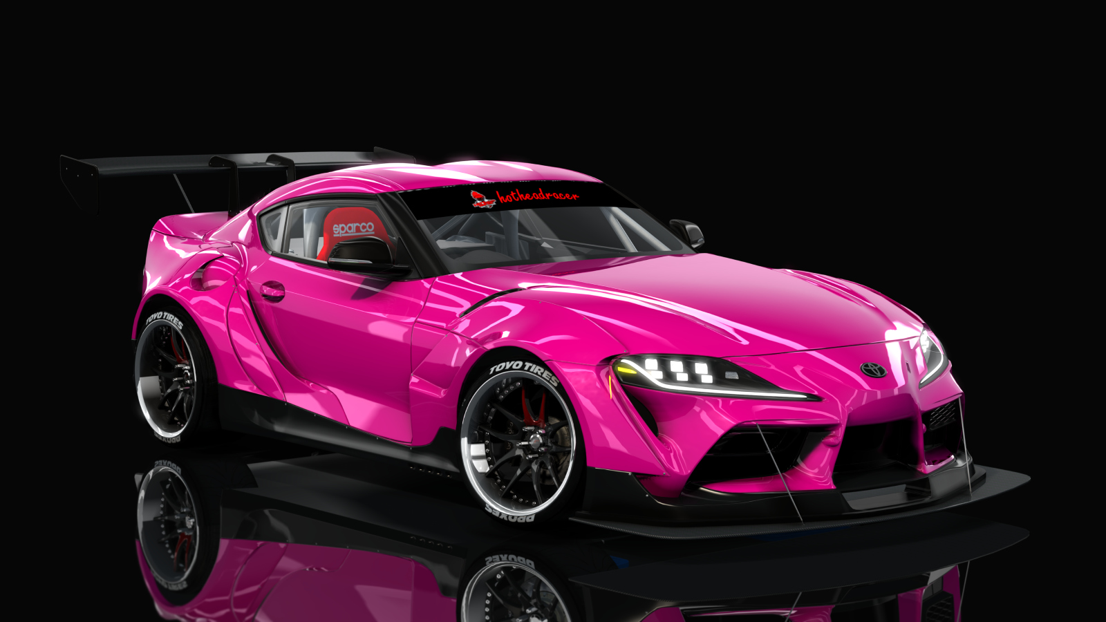 HOTHEADDRIFT2.0 Toyota Supra GR, skin envy_paris_pink