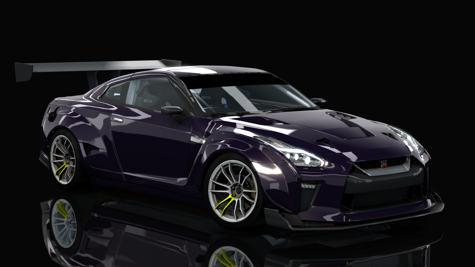 HOTHEADDRIFT2.0 Nissan GT-R R35, skin 07_midnight_purple_ii