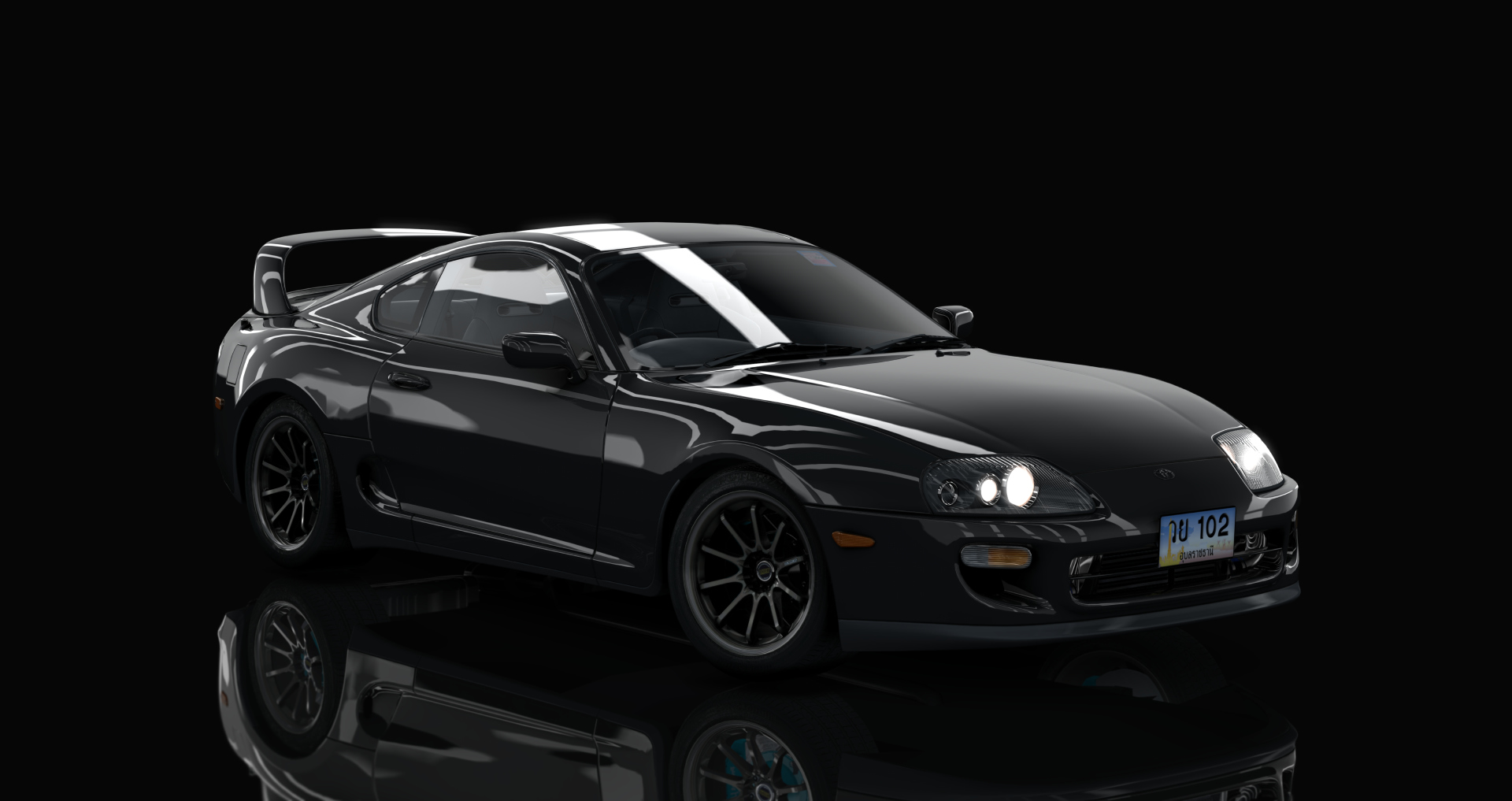 HOTHEAD21 Toyota Supra MKIV 77 by INFLEX, skin 04_black