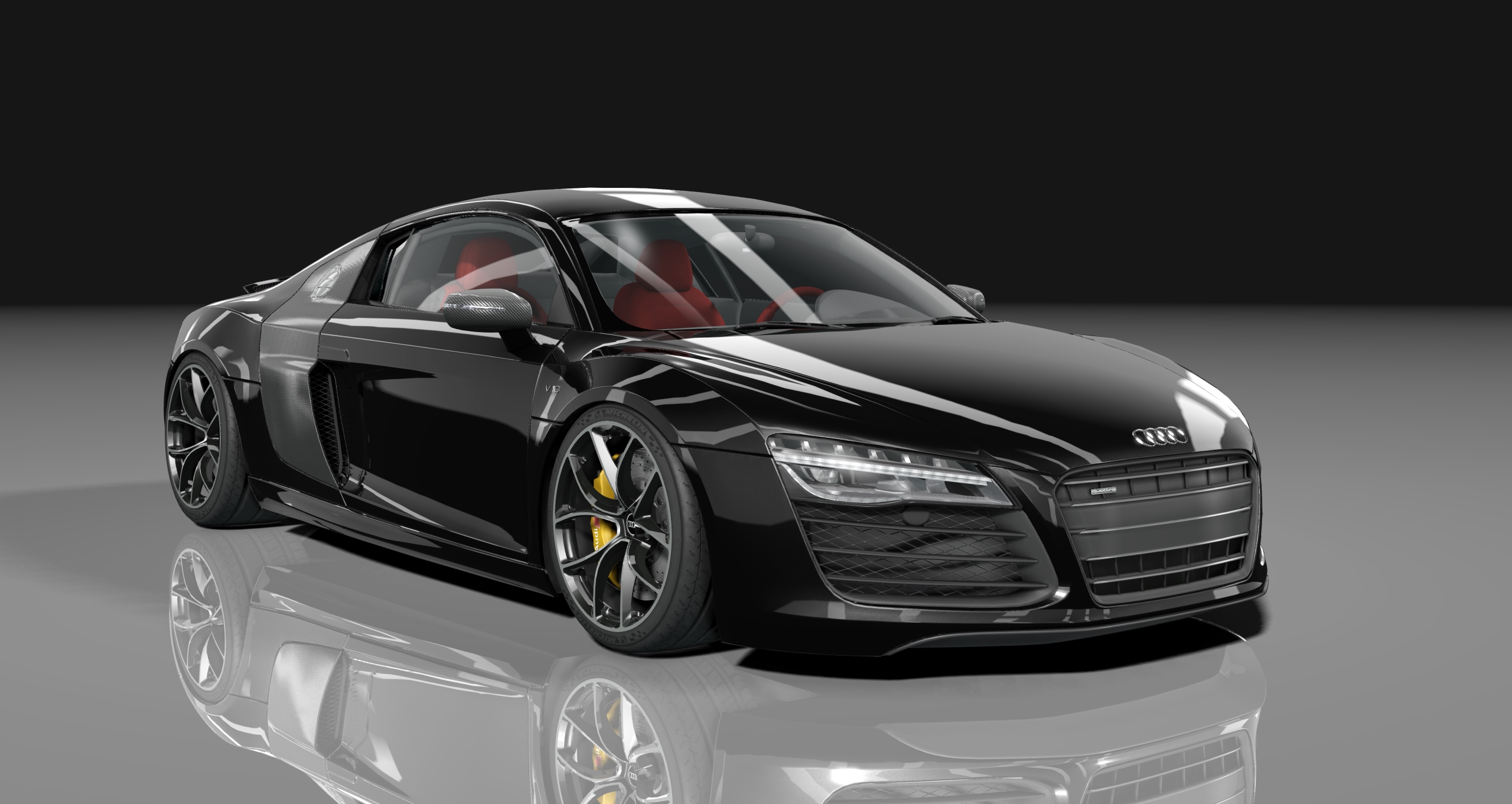 Audi R8 SheepeyBuilt, skin 07_panther_black_crystal_t