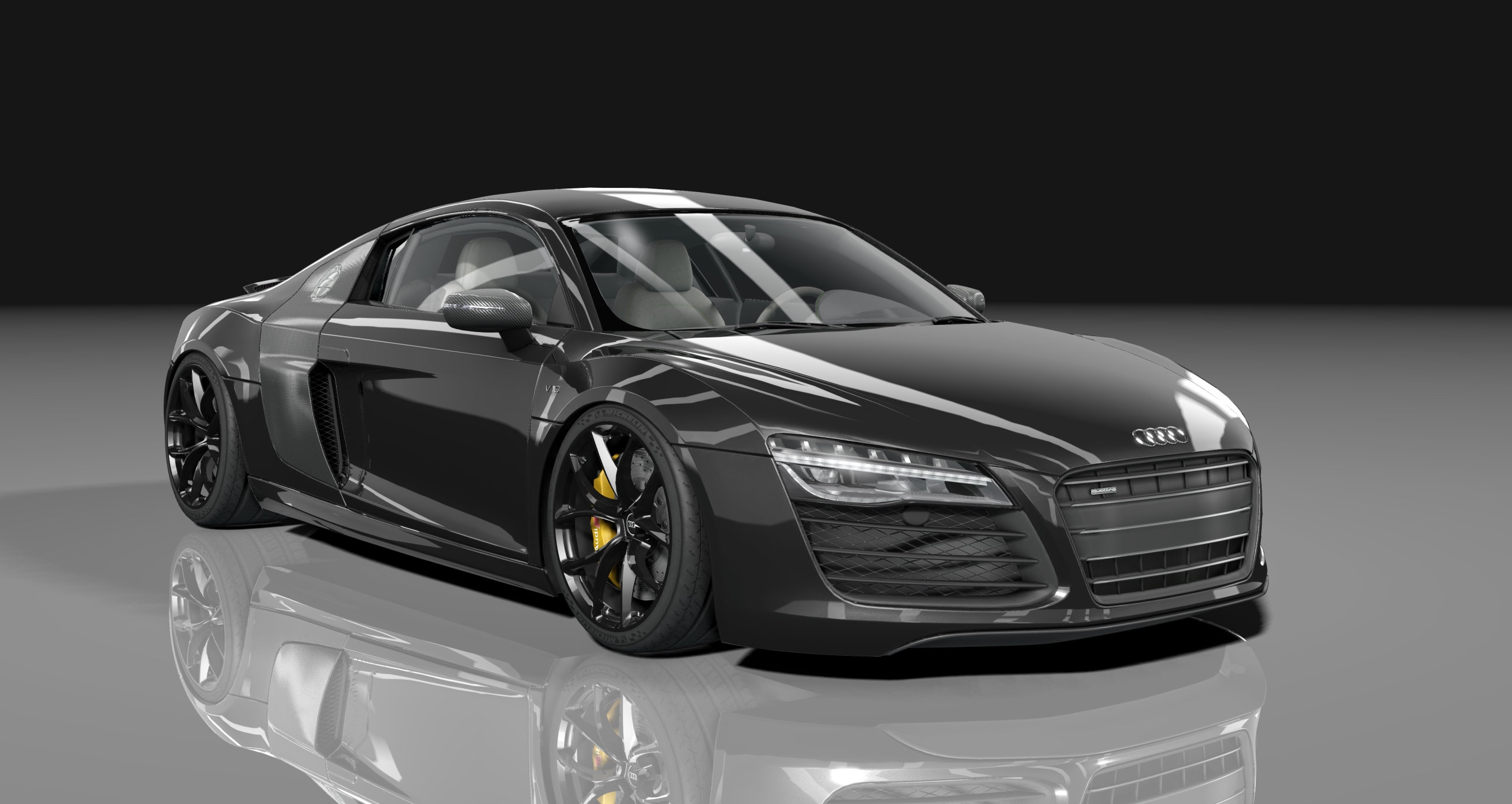 Audi R8 SheepeyBuilt, skin 08_phantom_black_pearl