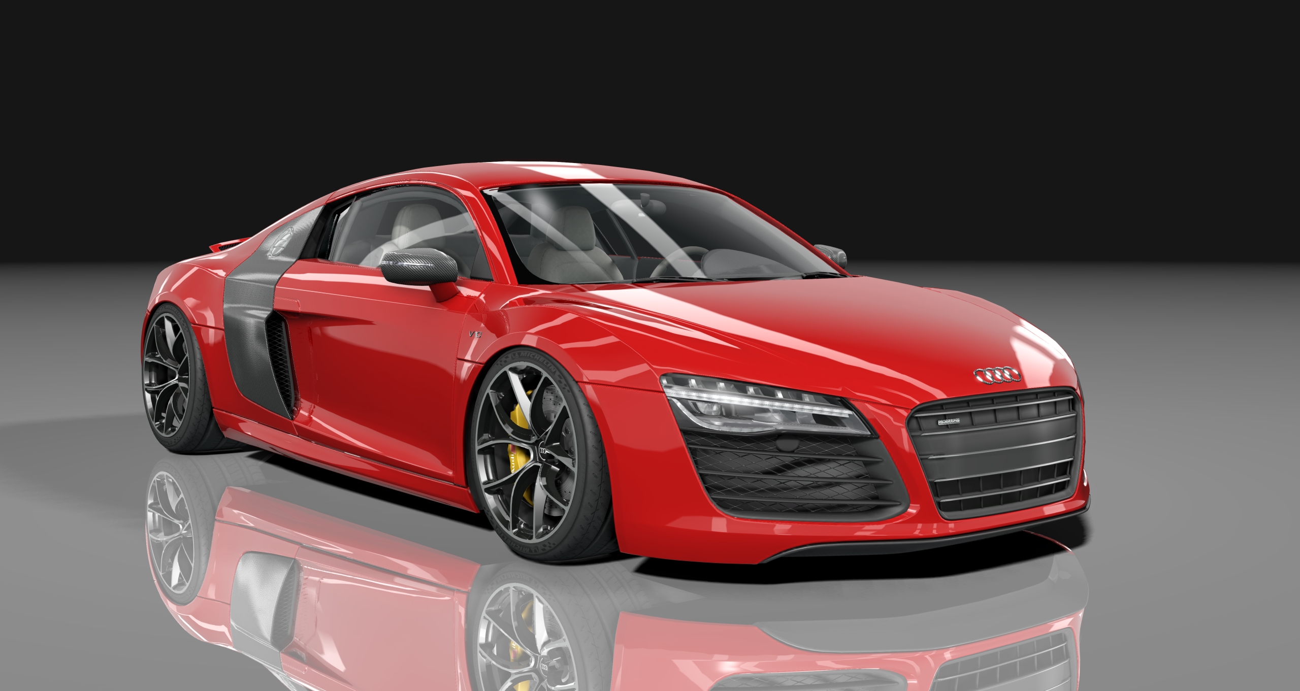 Audi R8 SheepeyBuilt, skin Brilliant_Red