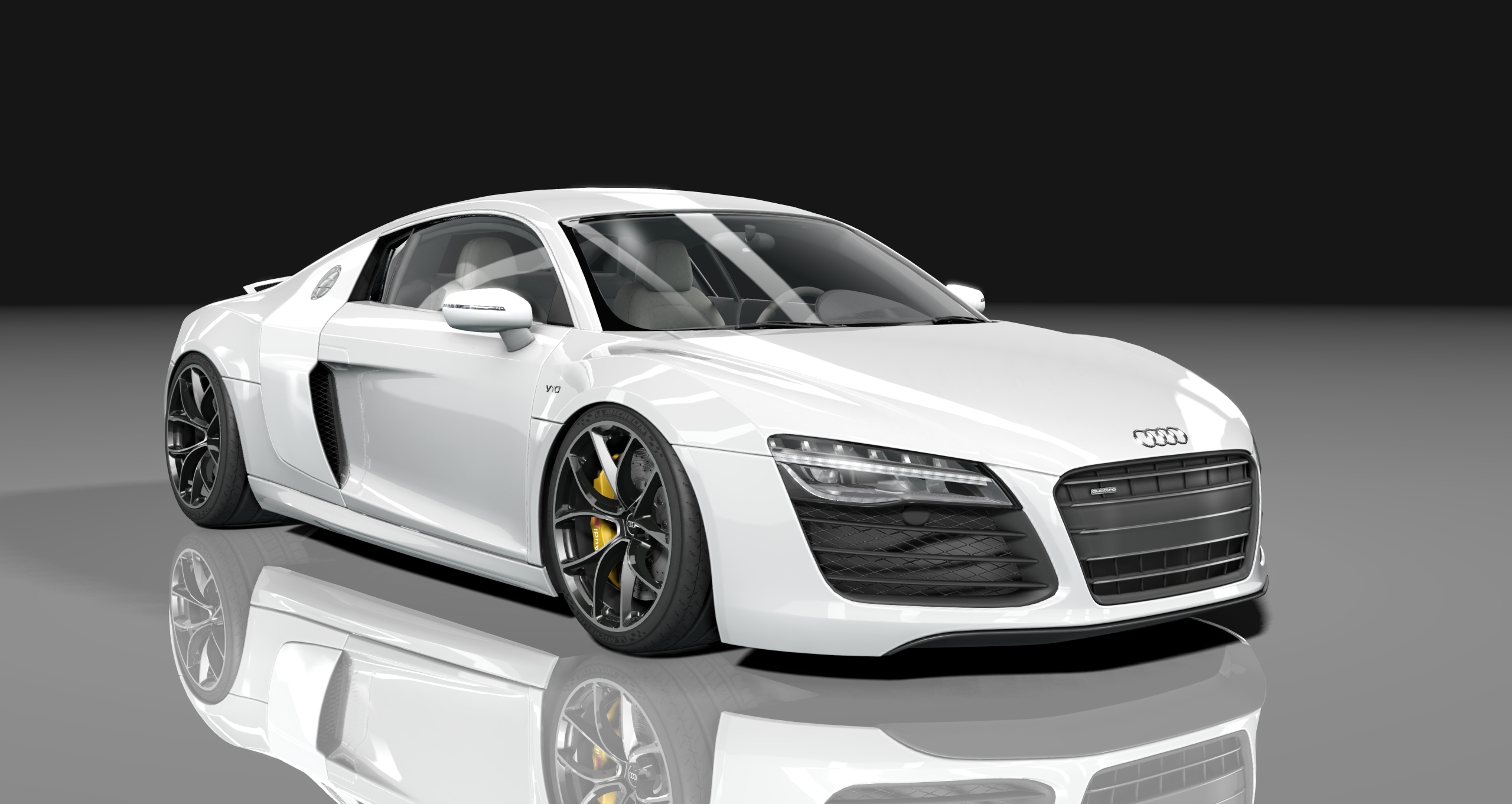Audi R8 SheepeyBuilt, skin Ibis_White