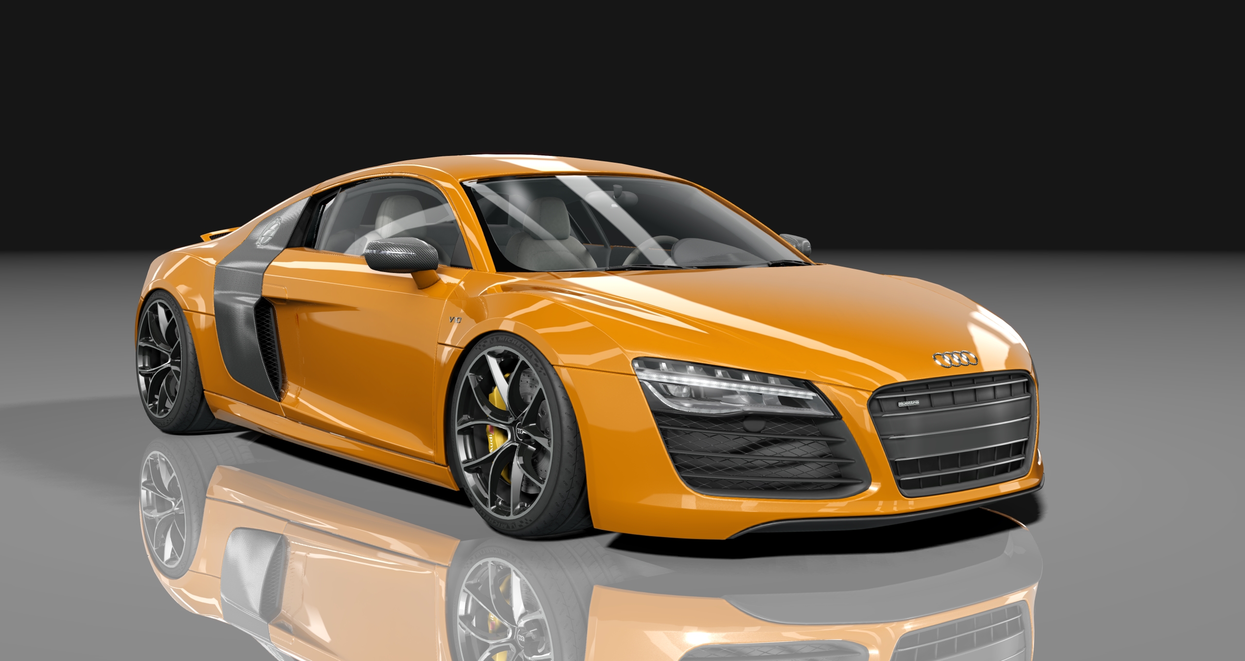 Audi R8 SheepeyBuilt, skin Samoa_Orange_Metallic