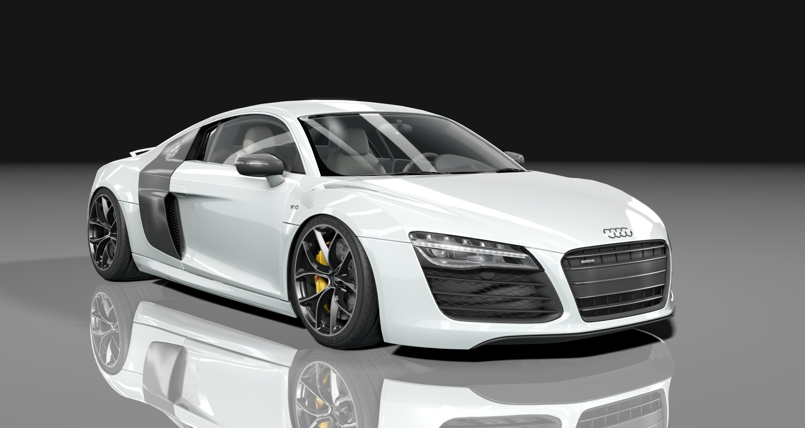 Audi R8 SheepeyBuilt, skin Suzuka_Gray_Metallic