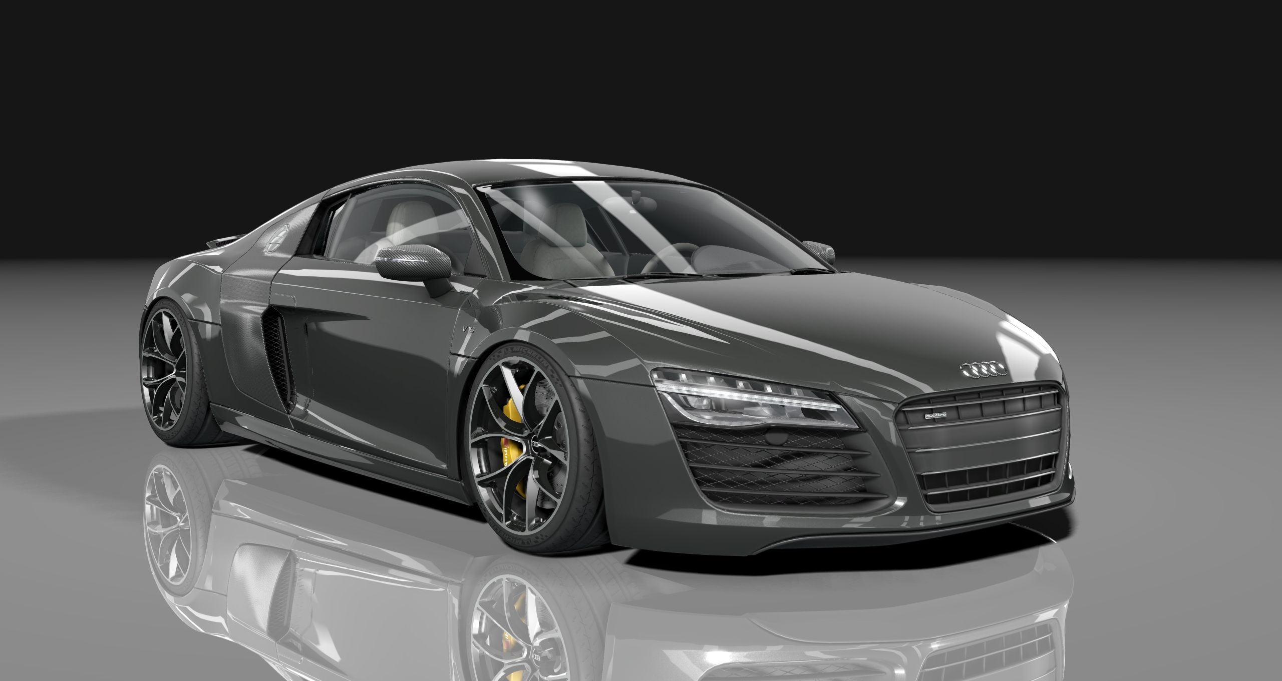 Audi R8 SheepeyBuilt, skin phantom_black_pearl_t