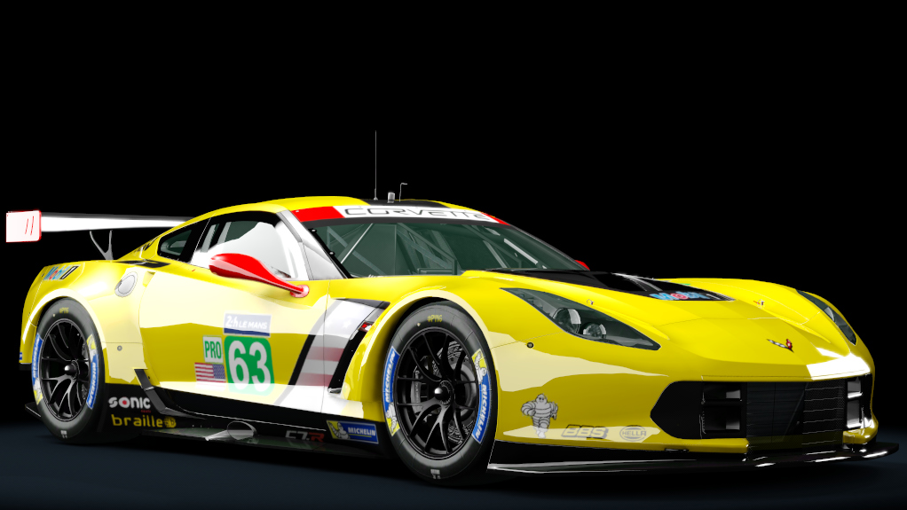 Chevrolet Corvette C7R, skin LeMans_2018_Corvette_63