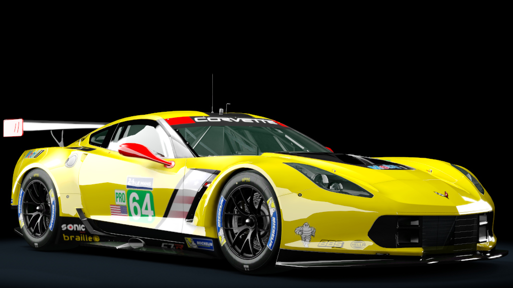 Chevrolet Corvette C7R, skin LeMans_2018_Corvette_64