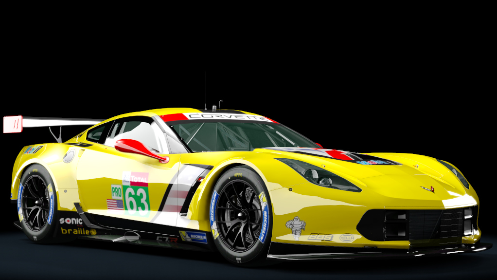 Chevrolet Corvette C7R, skin LeMans_2019_Corvette_63