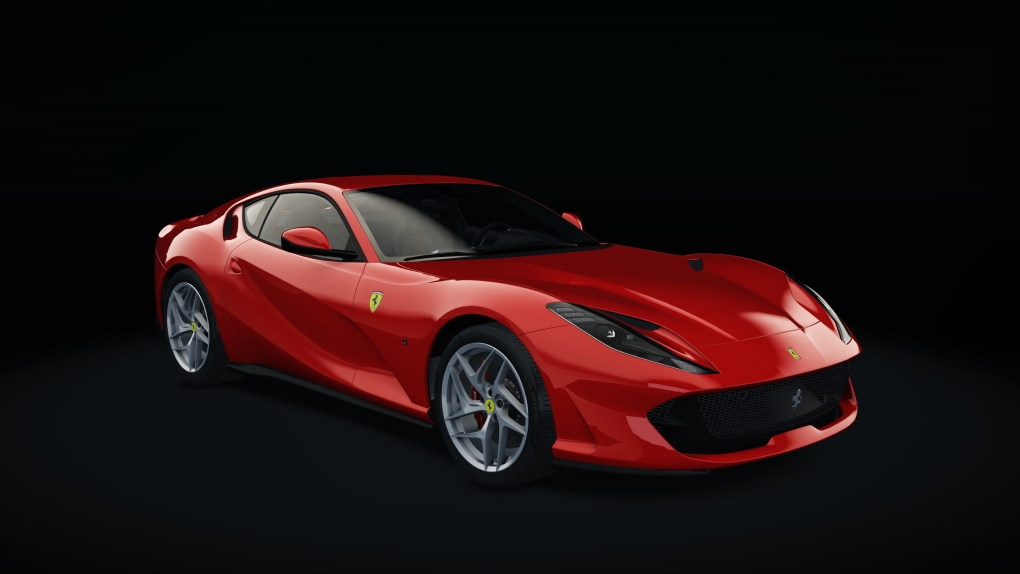 Ferrari 812 Superfast Gintani, skin 00_rosso_scuderia