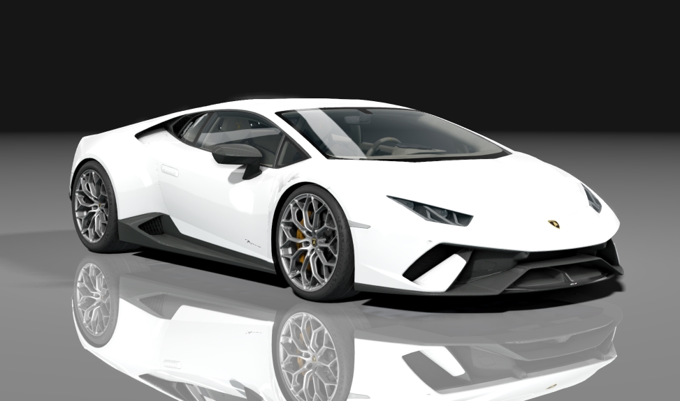 Lamborghini Huracan UGR1800, skin bianco_monocerus