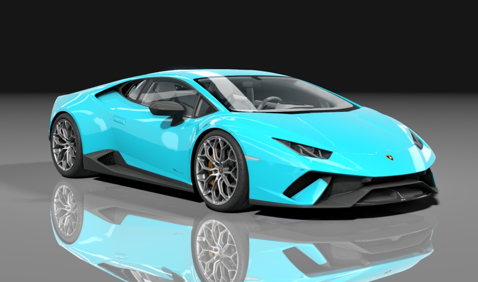 Lamborghini Huracan UGR1800, skin blu_cepheus