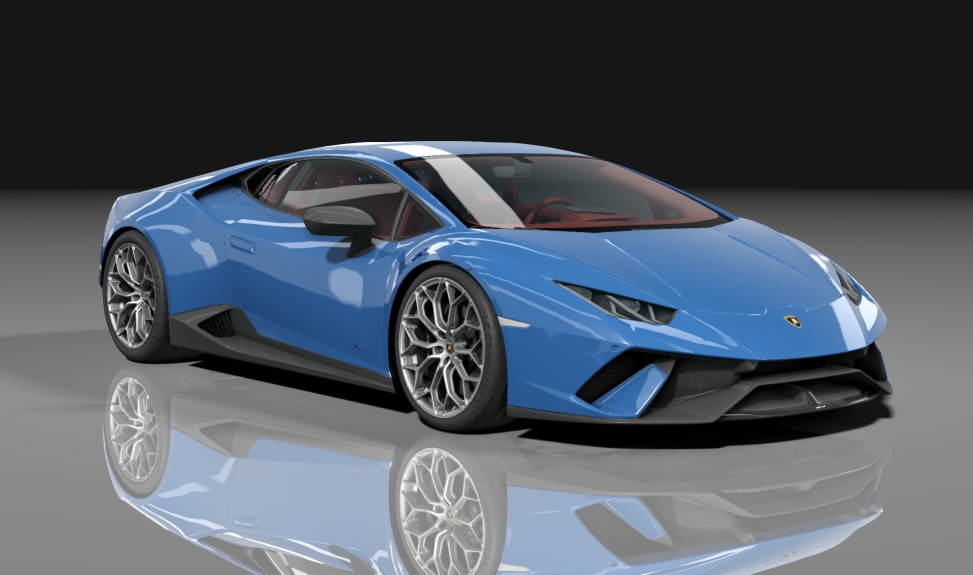 Lamborghini Huracan UGR1800, skin blu_nethuns
