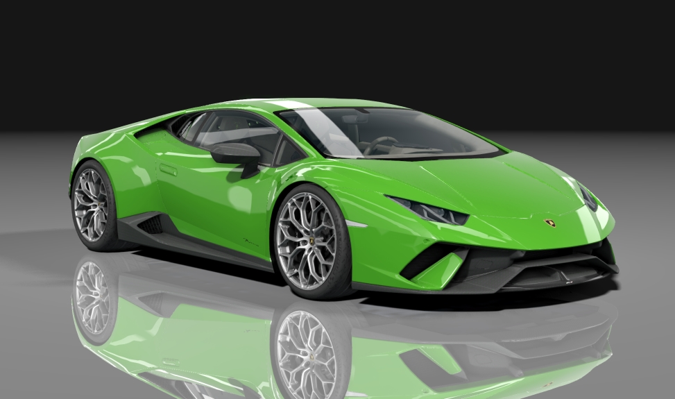 Lamborghini Huracan UGR1800, skin verde_arthemis