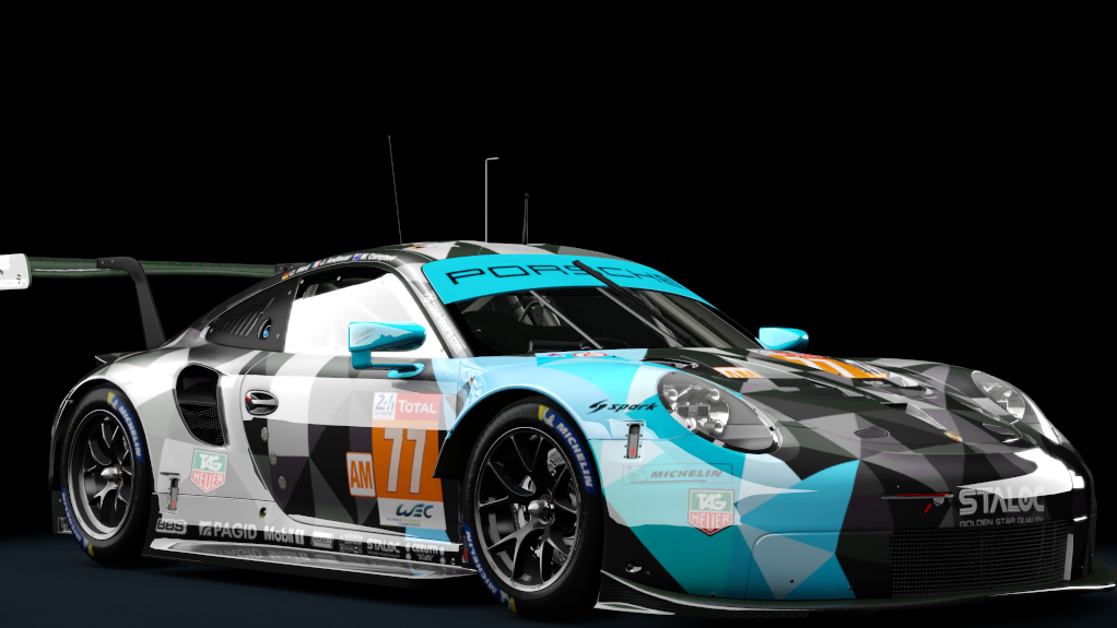 Porsche 911 RSR 2017, skin Dempsey_Proton_77_LM18