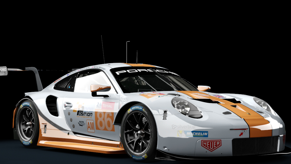 Porsche 911 RSR 2017, skin Gulf_Racing_24LeMans18_96