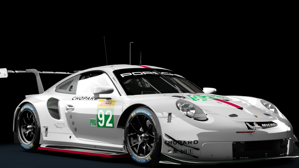 Porsche 911 RSR 2018, skin WEC_2019_Porsche_92