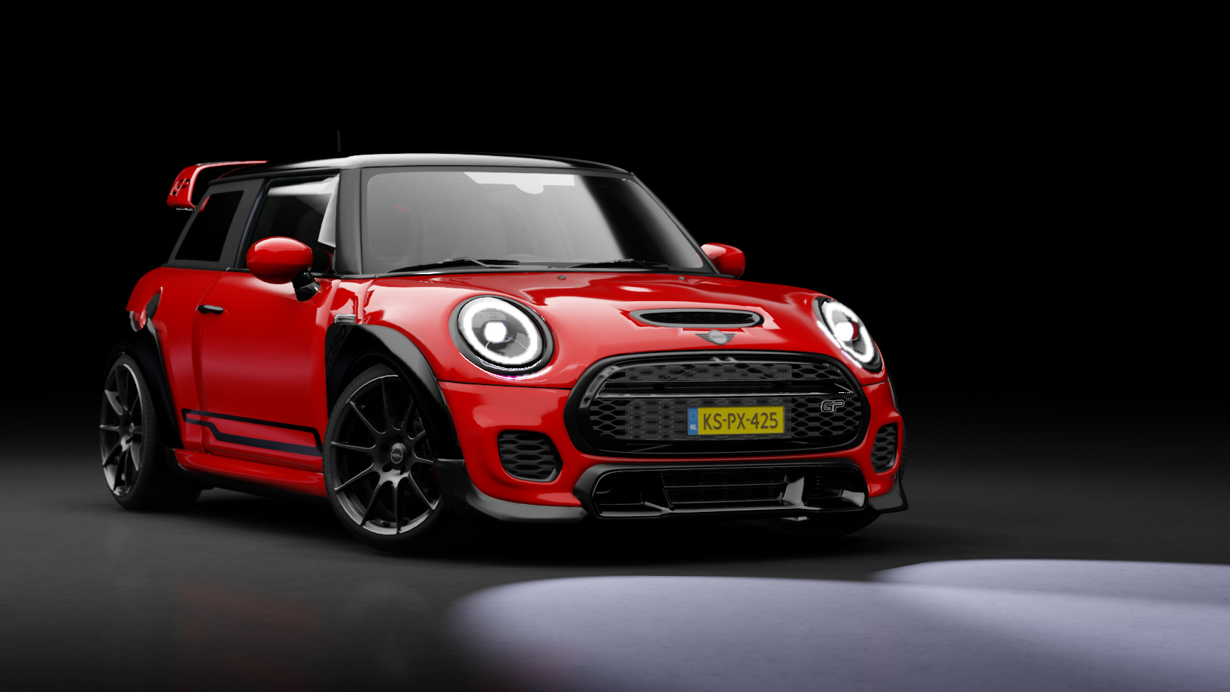 Mini John Cooper Works GP 2020, skin plain_red