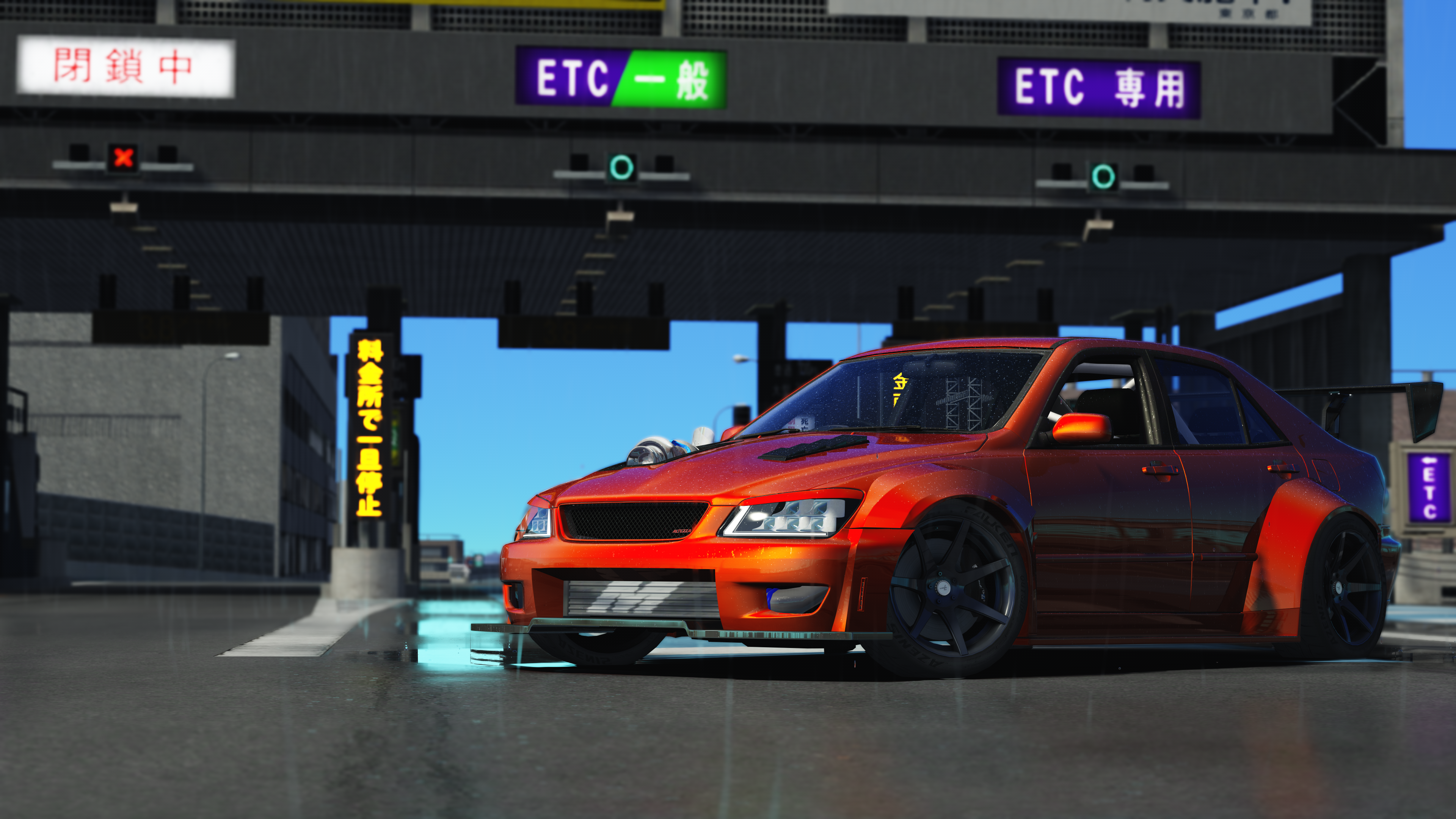 M-Motors Toyota Altezza 2JZ, skin Metallic_orange