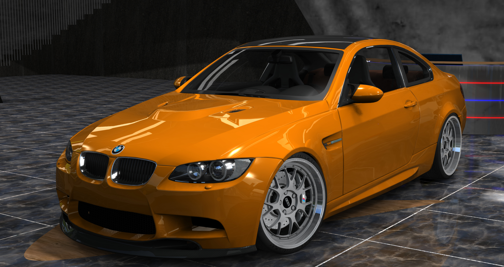 BMW M3 E92 DCT - Procharger, skin Orange