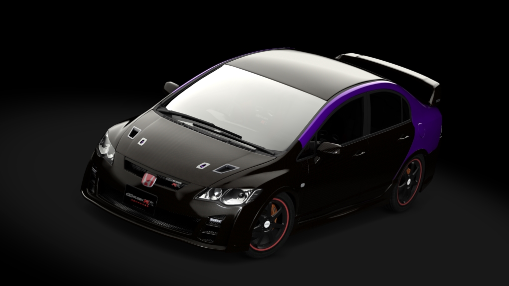 MRN Honda Civic FD2 Mugen RR ADV Spec, skin 02_violet