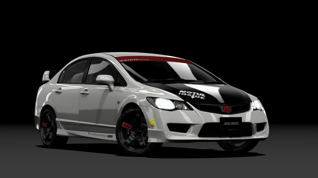 Honda Civic FD2 Type R, skin 01_kaido_racing