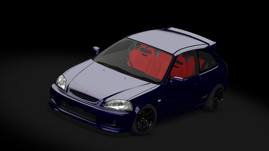 MSR Honda Civic Ek9, skin Blue