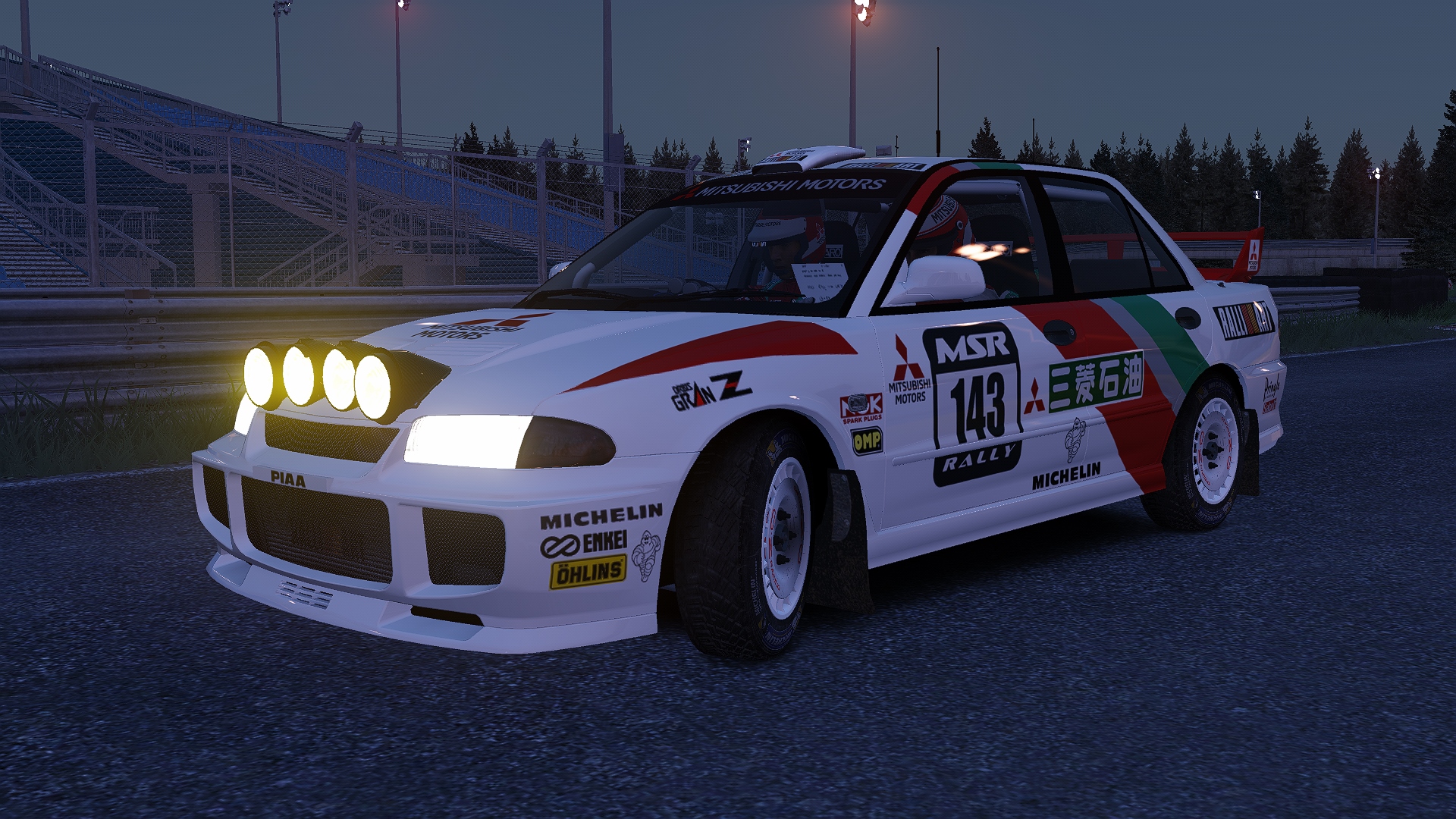 GrN Lancer EVO III, skin 143 Ralliart Gravel