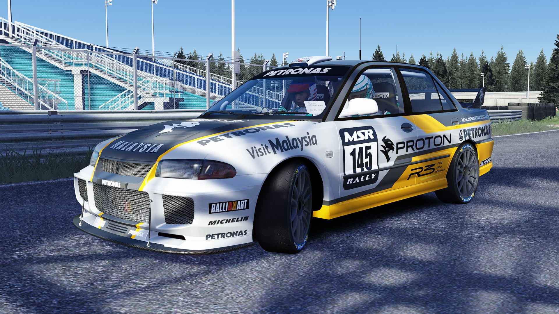 GrN Lancer EVO III, skin 145 Proton motorsport