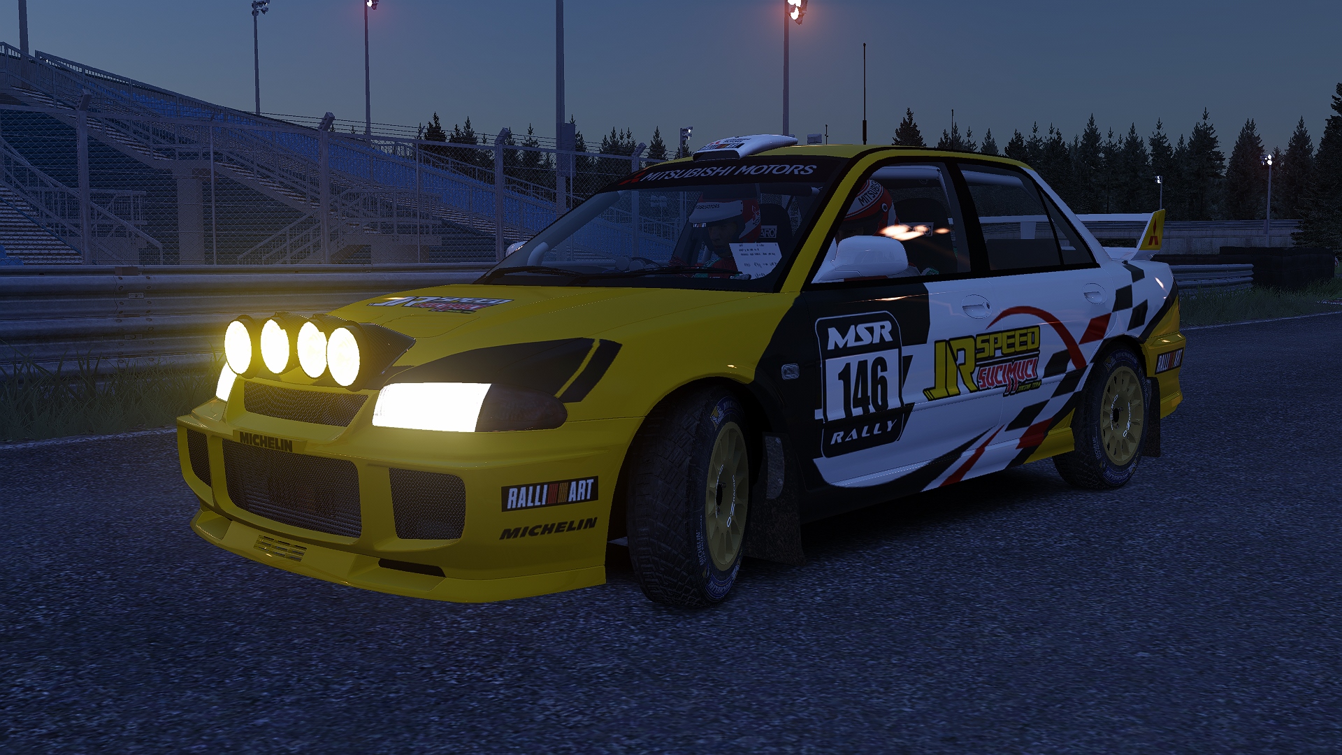 GrN Lancer EVO III, skin 146 JrSpeed Gravel