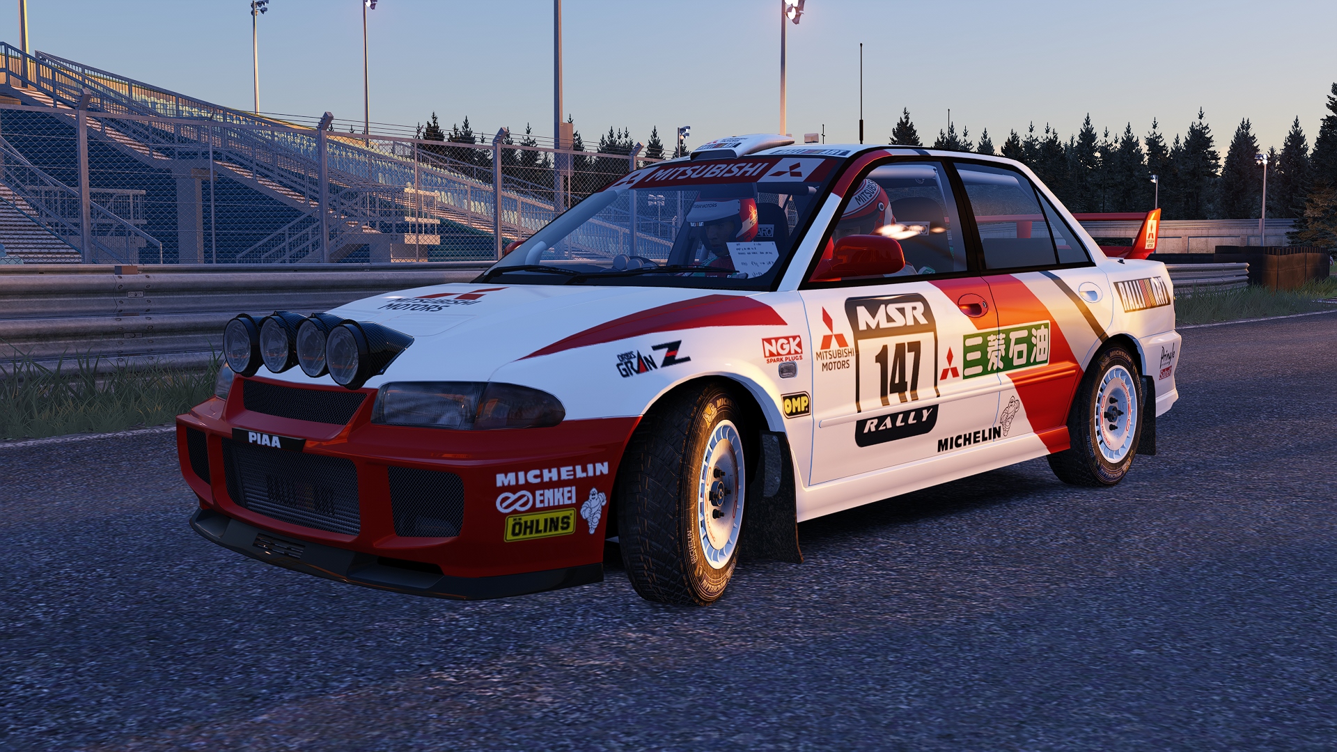 GrN Lancer EVO III, skin 147 Wira Gravel