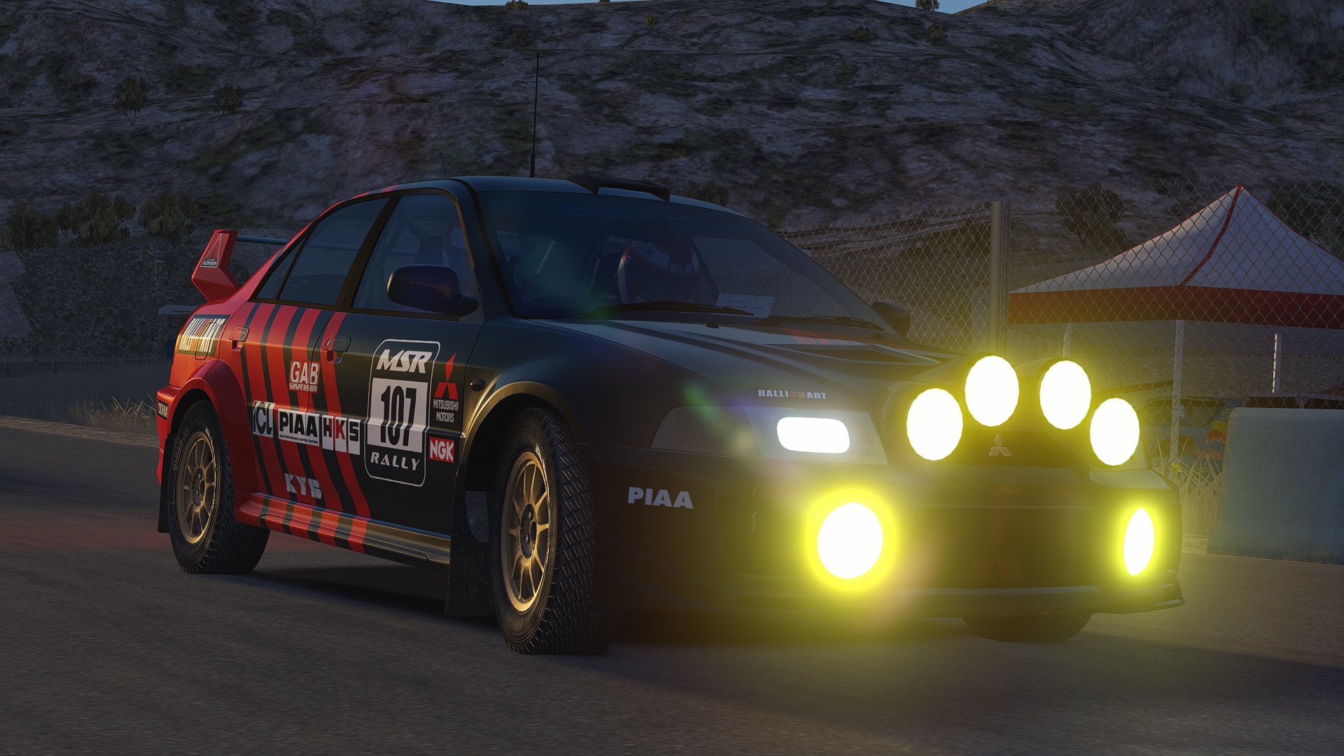 GrN Lancer EVO V, skin 107 Advan Gravel