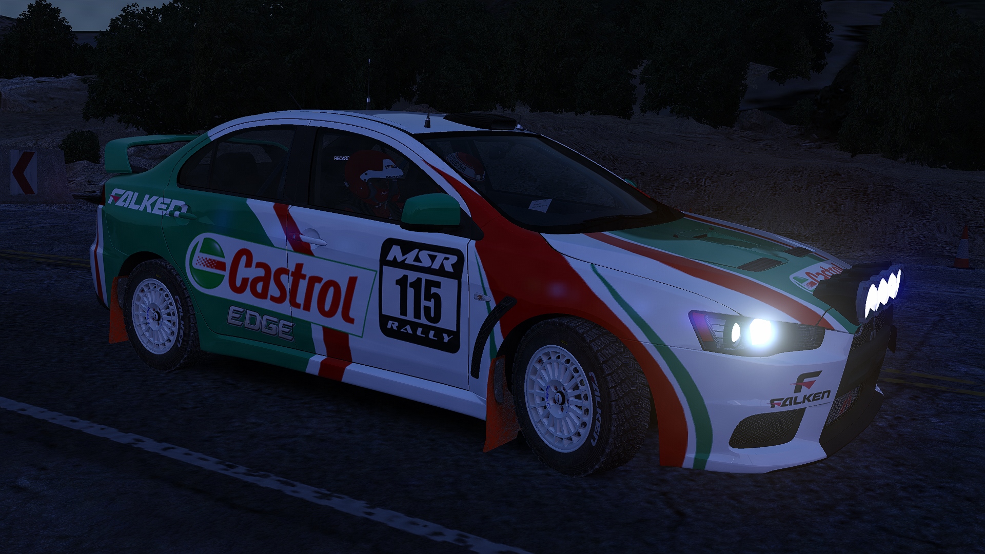 GrN Lancer EVO X, skin 115 Castrol Gravel