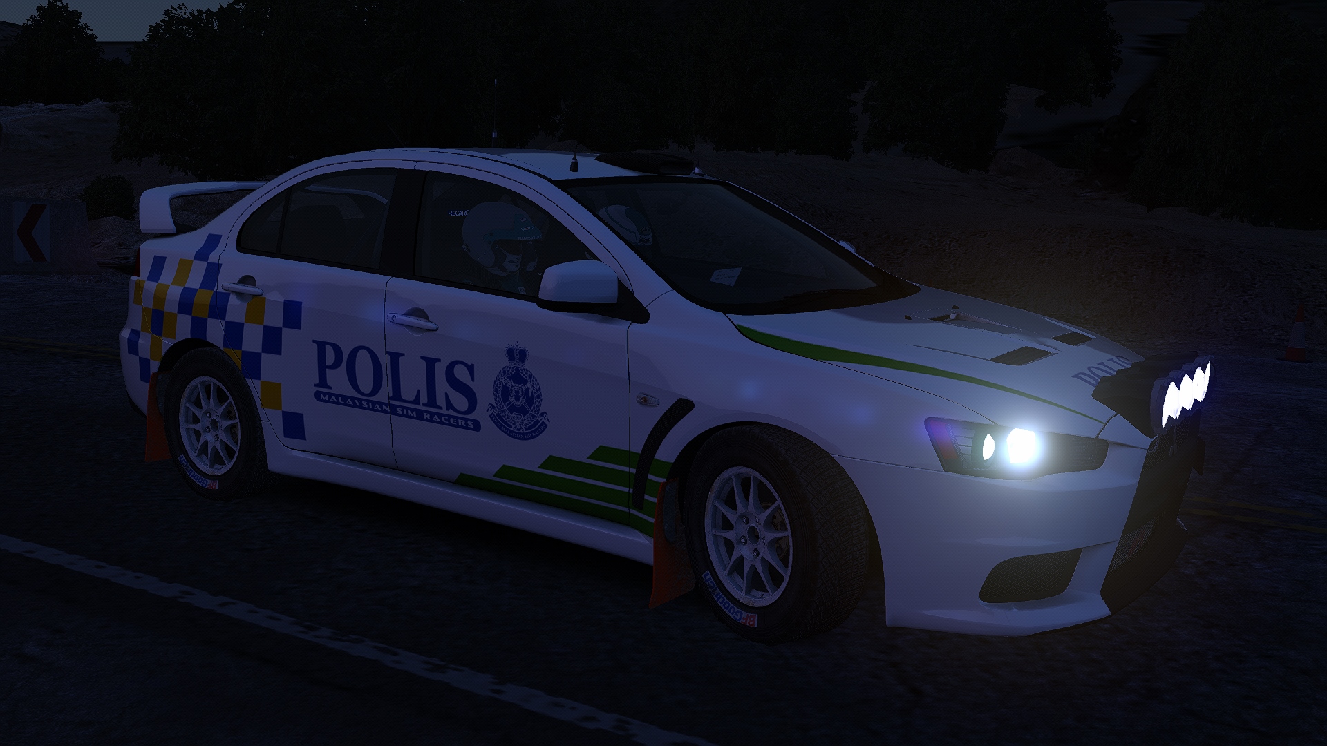 GrN Lancer EVO X, skin Polis Gravel