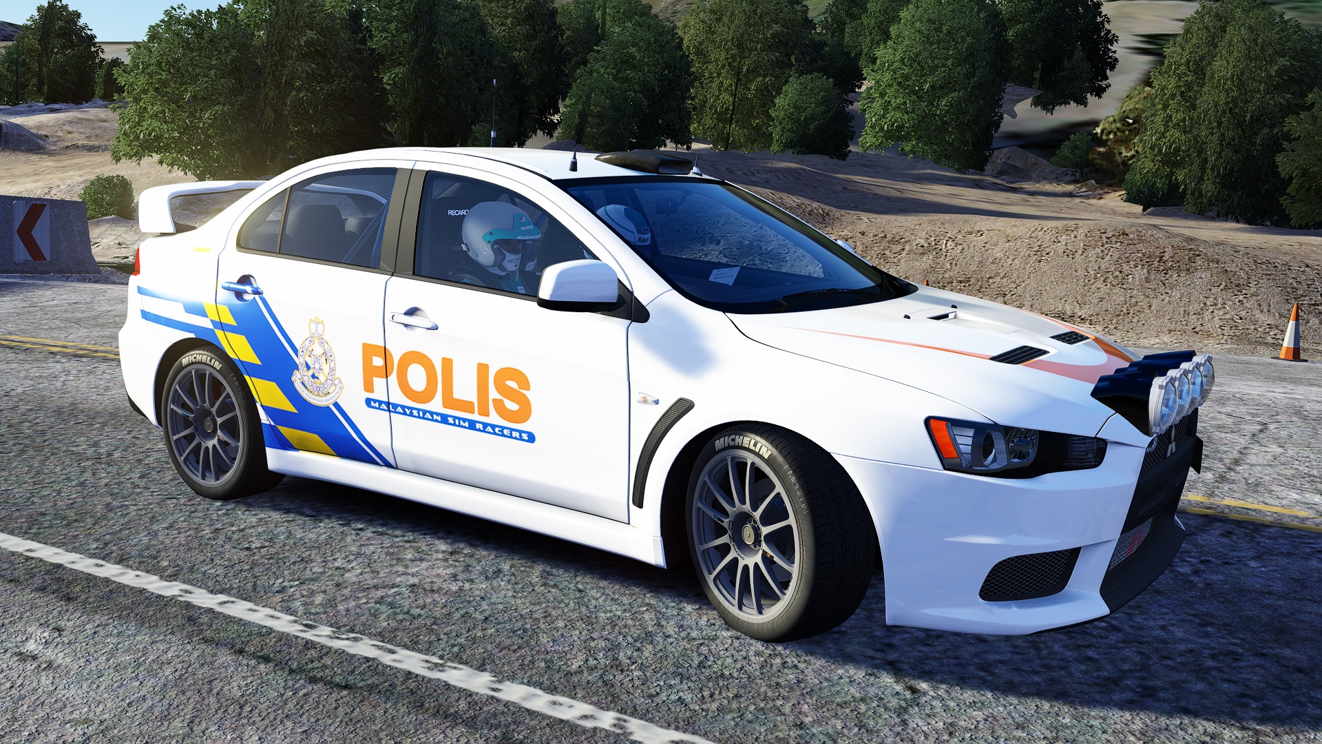 GrN Lancer EVO X, skin Polis